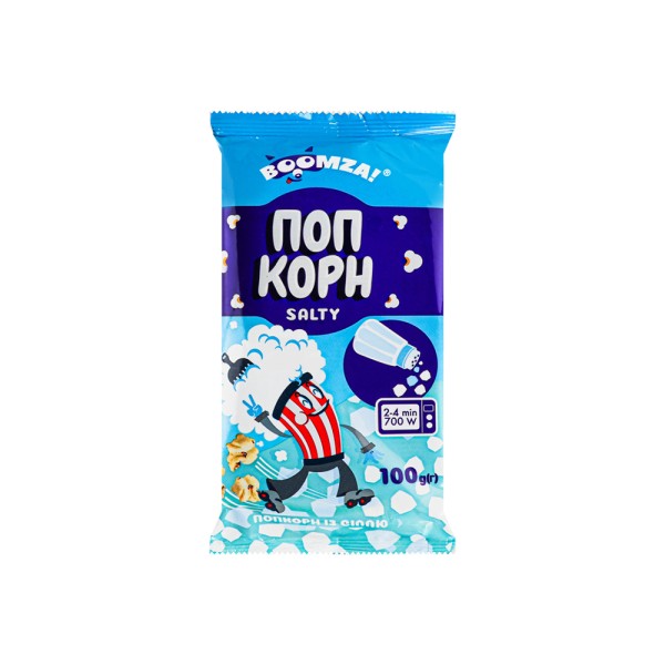 BOOMZA MICROWAVE POPCORN WITH SALT