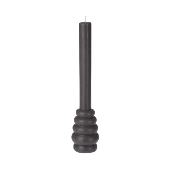 EH TAPER CANDLE NOVELTY BASE ANTRACITE