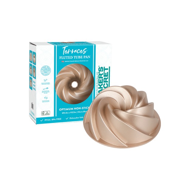 BAKER'S SECRET DIE-CAST ALUMINUM MARISSA BUNDT 2 LAYER COATING