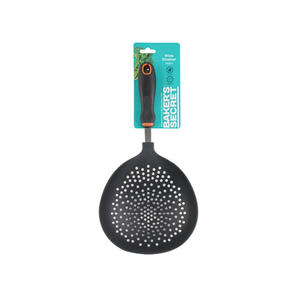 BAKER'S SECRET WIDE NYLON STRAINER