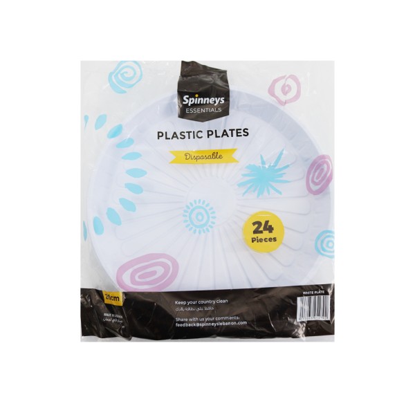 SPINNEYS ESSENTIALS PLASTIC PLATES 26'