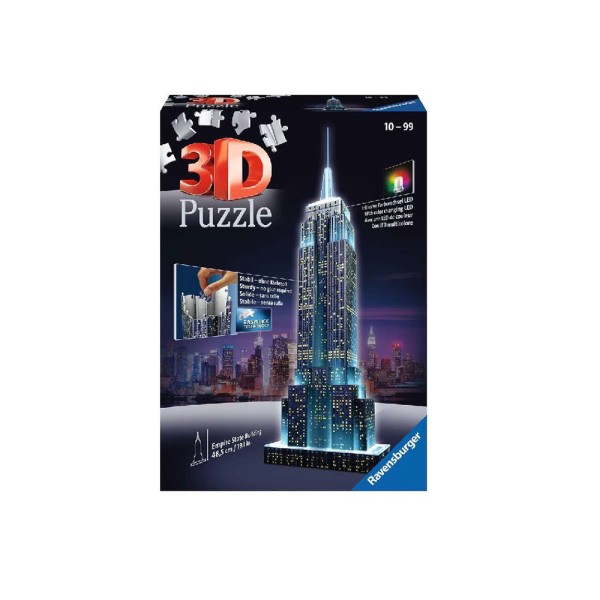 RAVENSBURGER EMPIRE STATE B. - NIGHT EDITION 216PC PUZZLE  