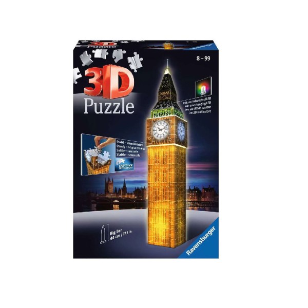 RAVENSBURGER BIG BEN - NIGHT EDITION 216PC PUZZLE          