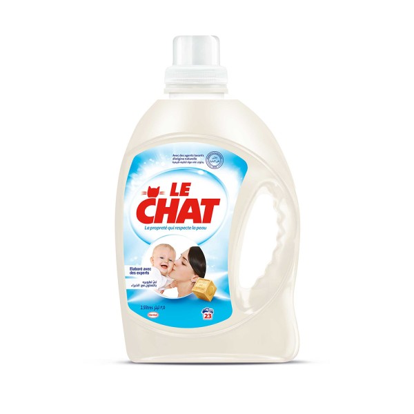 Le Chat Sensitive Gel liquid Laundry Detergent 2.5L 