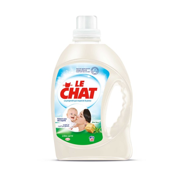 Le Chat Sensitive Gel Laundry Detergent 2.5L with Aloe Vera