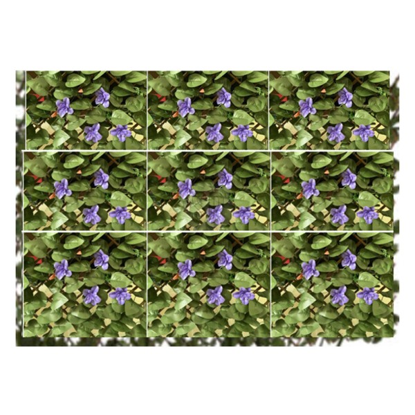 PRO-GARDEN ARTIFICIAL LEAF TRELLIS PURPLE