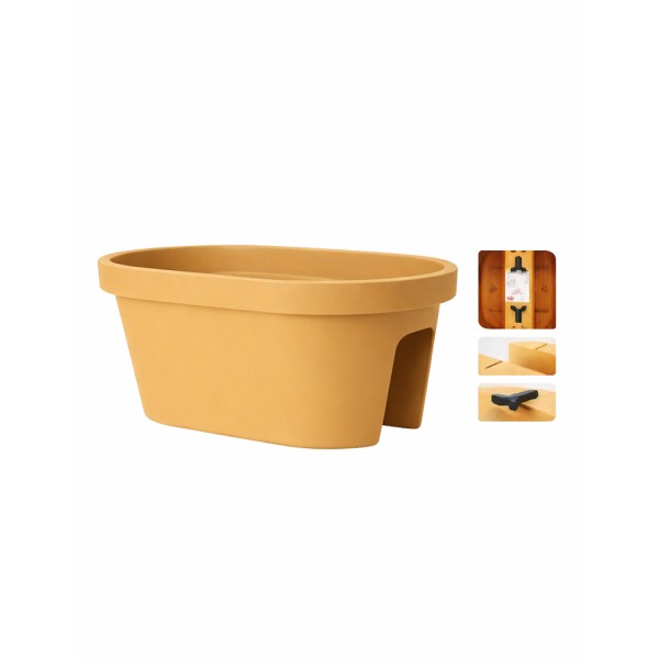 HARD GOODS FLOWER BRIDGE OCHER MUSTARD M