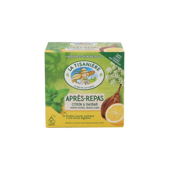 LA TISANIERE APRES REPAS CITRON+BAOBAB