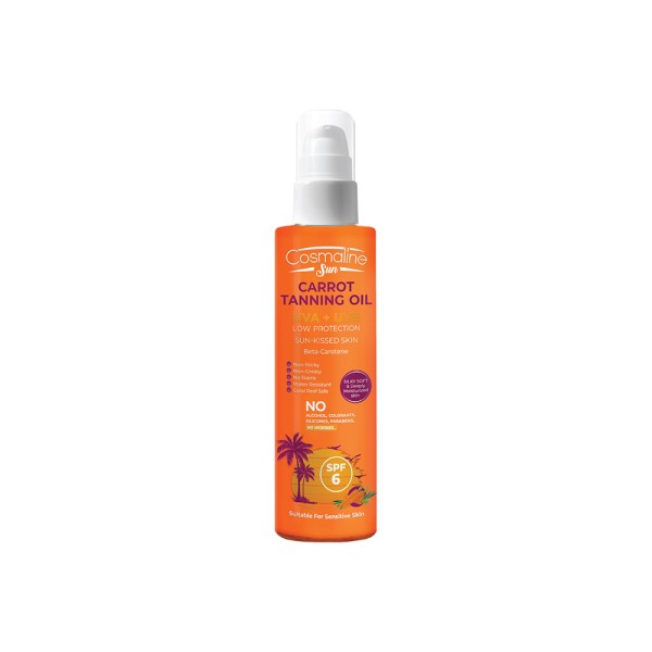 COSMALINE SUN CARROT TANNING OIL SPF6 