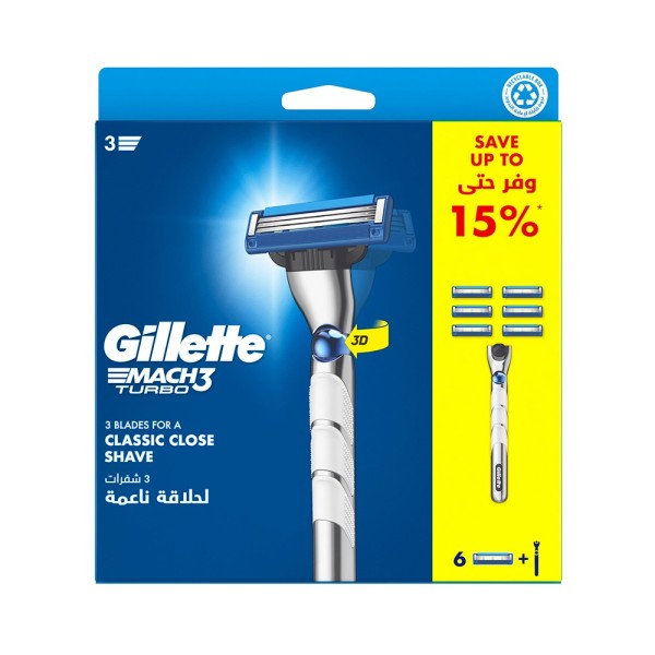 GILLETTE BLADES MACH3 TURBO