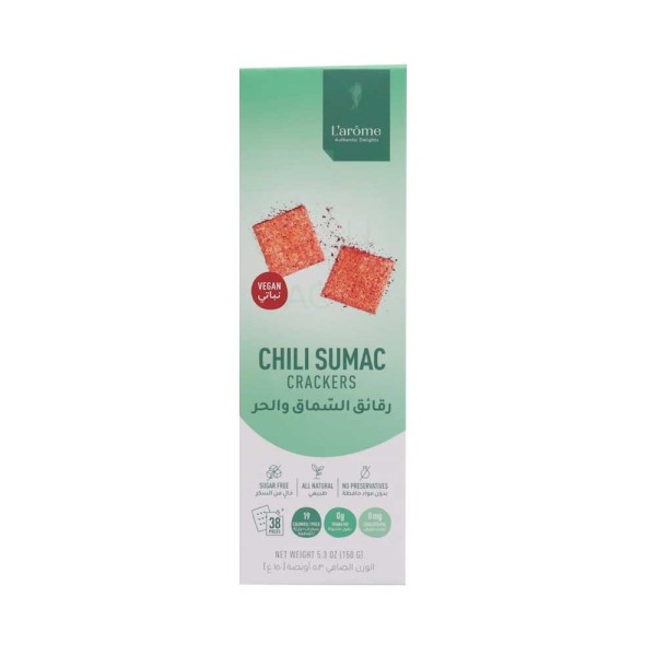 L'AROME CHILI SUMMAK CRACKERS