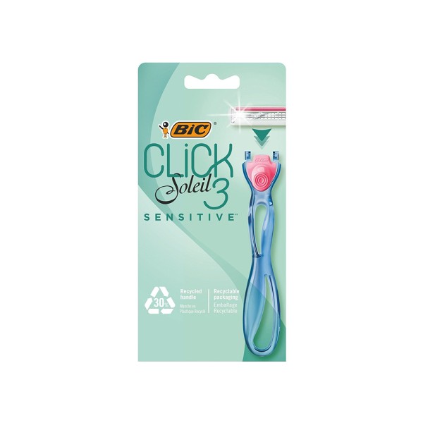 BIC WOMEN BLADES CLICK 3 SENSITIVE BLISTER 4 CARTRIGE