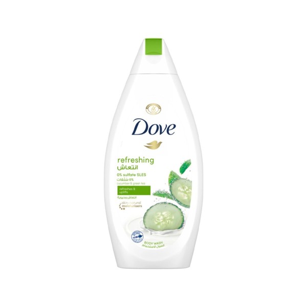 DOVE BODY WASH REFRESHING CUCUMBER AND GREEN TEA