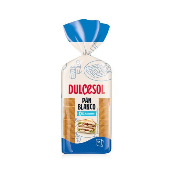 DULCESOL SLICED BREAD 10P 0PCENT  SUGAR