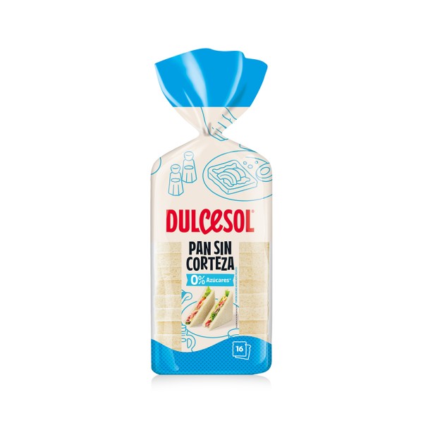 DULCESOL SLICED BREAD WITHOUT EDGES