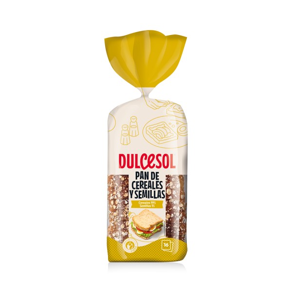 DULCESOL SLICED BREAD CEREALES