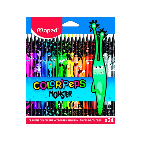 MAPED COLORING PENCILS BLACK MONSTER