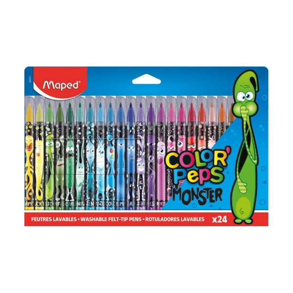 MAPED COLOR PEPS FELTTIP MONSTER 