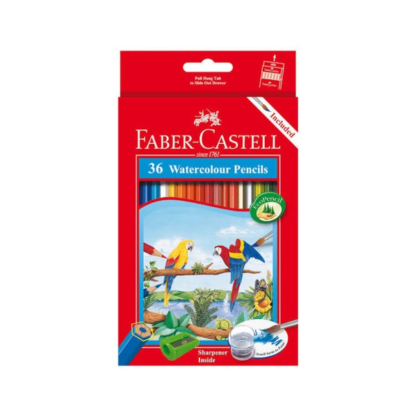 FABER CASTELL COLOR PENCILS CART BOX AQUA