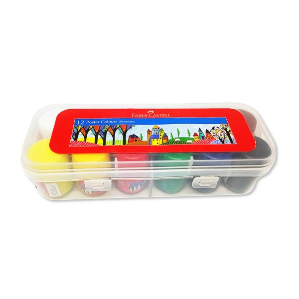 FABER CASTELL POSTER COLORS PLASTIC BOX