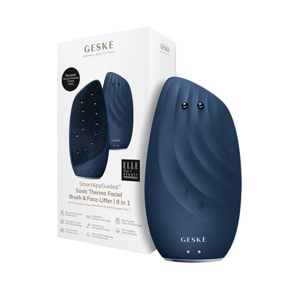 GESKE SONIC THERMO FACIAL BRUSH+FACE LIFTR 8IN1 MIDNIGHT