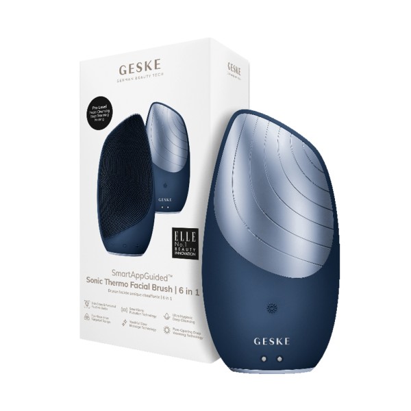 GESKE SONIC THERMO FACIAL BRUSH 6 IN 1 MIDNIGHT