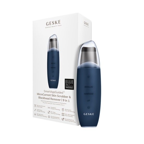 GESKE MICROCURENT SKIN SCRUBR+BLACKHEAD REMOVR 9IN1 MIDN