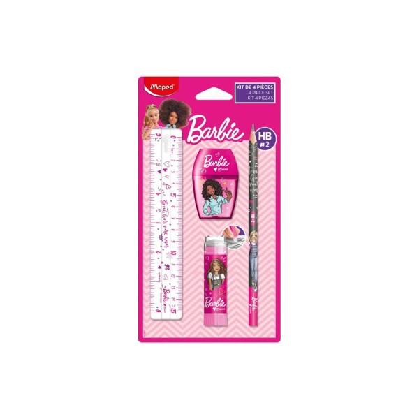 MAPED MINI STATIONERY SET BARBIE