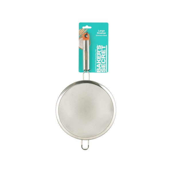 BAKER'S SECRET STRAINER STAINLESS STEEL