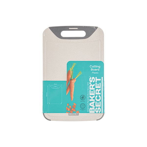 BAKER'S SECRET PLASTIC CUTTING BOARD   