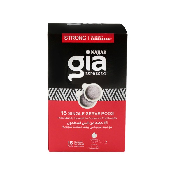 GIA STRONG GROUND COFFEE PODS 