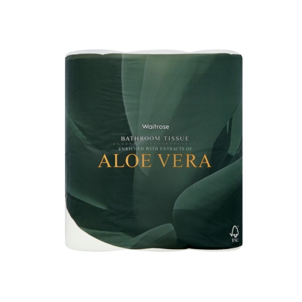 WAITROSE ALOE VERA TOILET ROLL