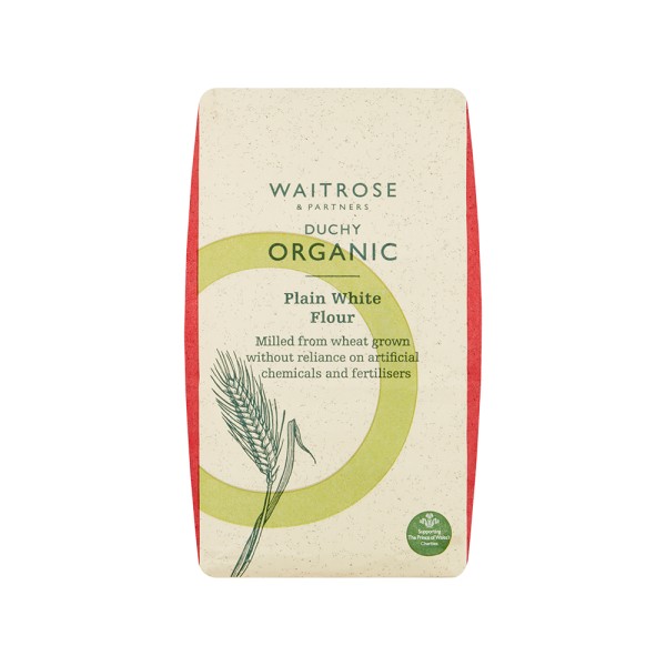 WAITROSE ORG PLAIN WHITE FLOUR