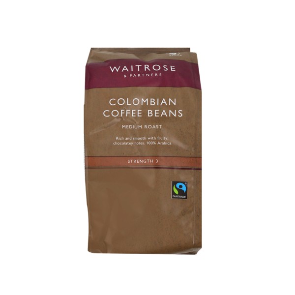 WAITROSE COLOMBIAN COFFEE BEANS