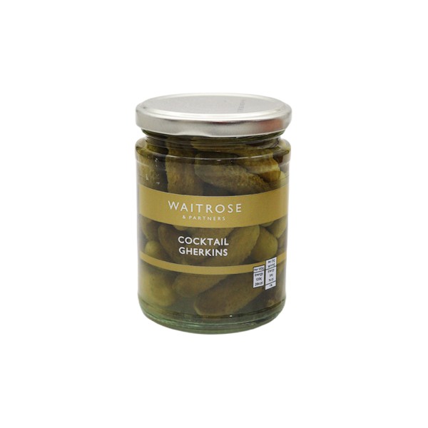WAITROSE COCKTAIL GHERKINS