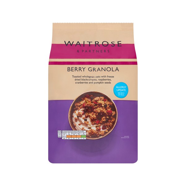 WAITROSE BERRY GRANOLA