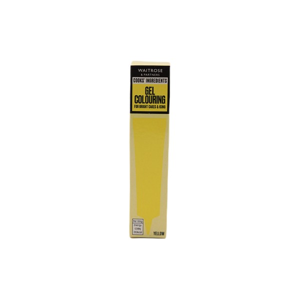 WAITROSE YELLOW GEL COLOURING