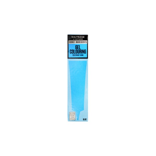 WAITROSE BLUE GEL COLOURING