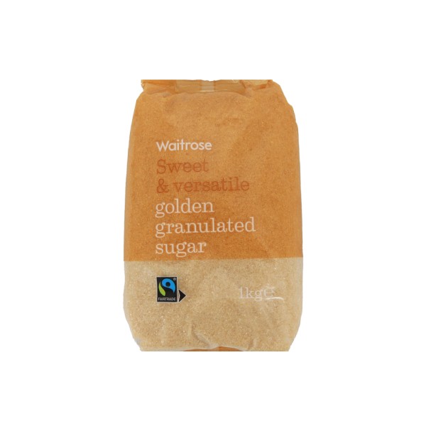 WAITROSE GOLDEN GRANULATED SUGAR