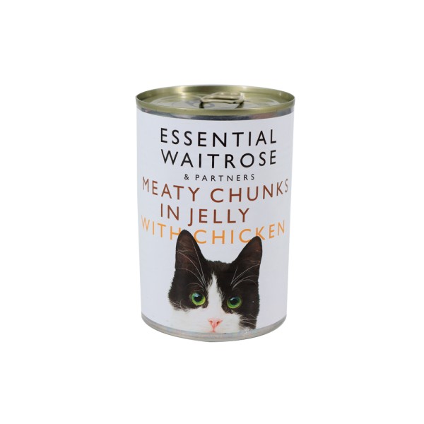 WAITROSE CHICKEN JELLY WET CAT FOOD