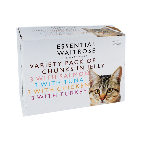 WAITROSE MEAT FISH JELLY WET CAT FOOD