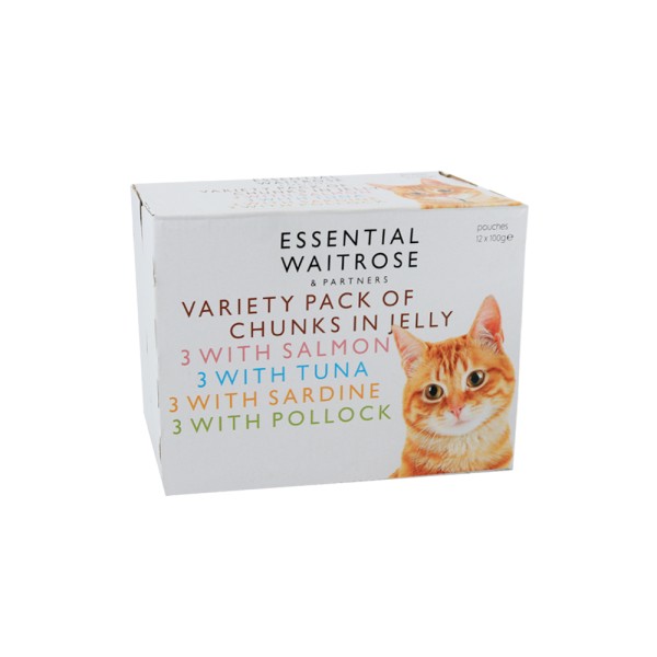 WAITROSE FISH JELLY WET CAT FOOD