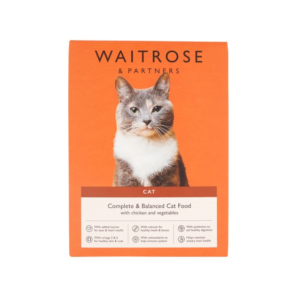 WAITROSE CAT COMPL + BALANCE CHICK + VEG