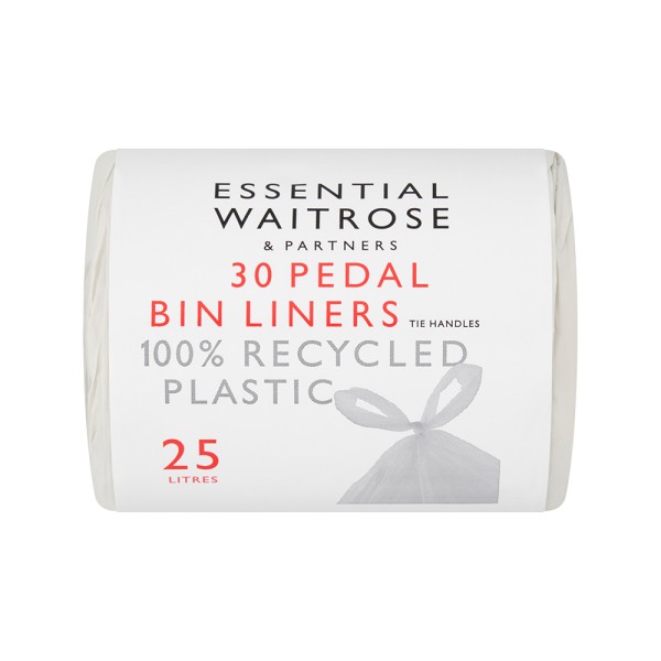 WAITROSE TIE HANDLE PEDAL BIN LINERS