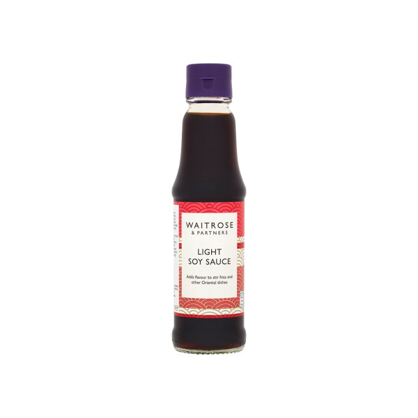 WAITROSE LIGHT SOYA SAUCE 