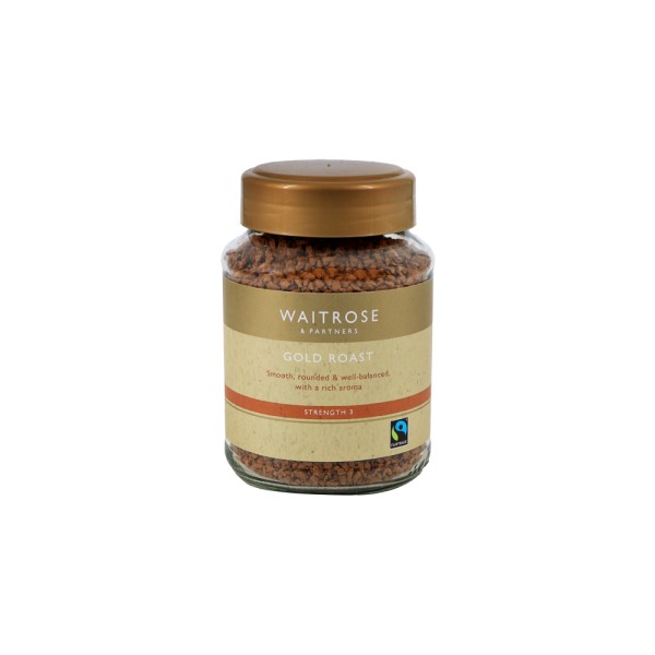 WAITROSE GOLD ROAST FD COFFEE