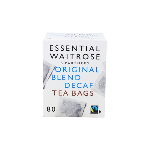 WAITROSE ORIGINAL BLEND DECAF TEA