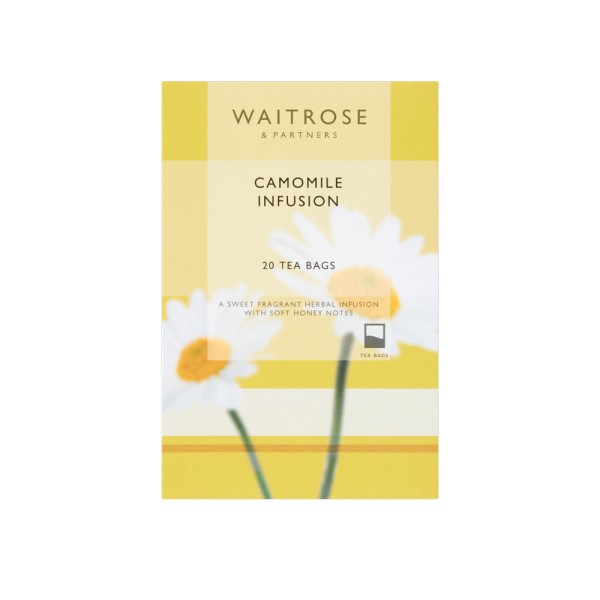 WAITROSE CAMOMILE INFUSION TEA