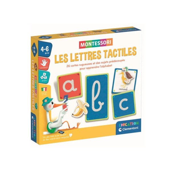 CLEMENTONI LES LETTRES TACTILES