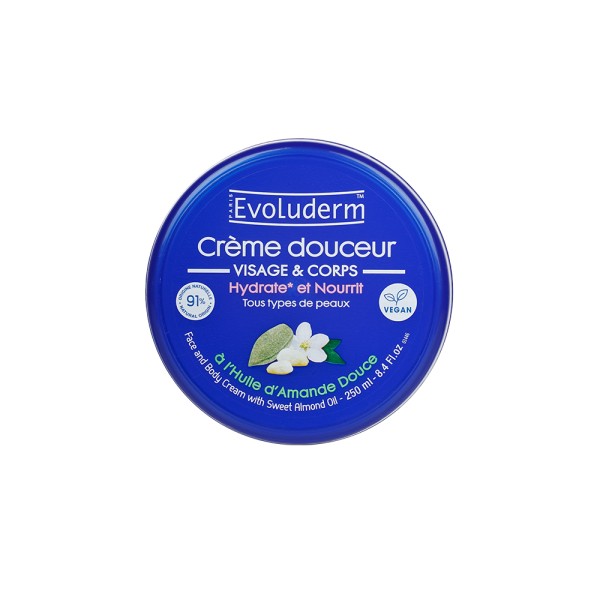 EVOLUDERM CREAM FACE/BODY ALMOND